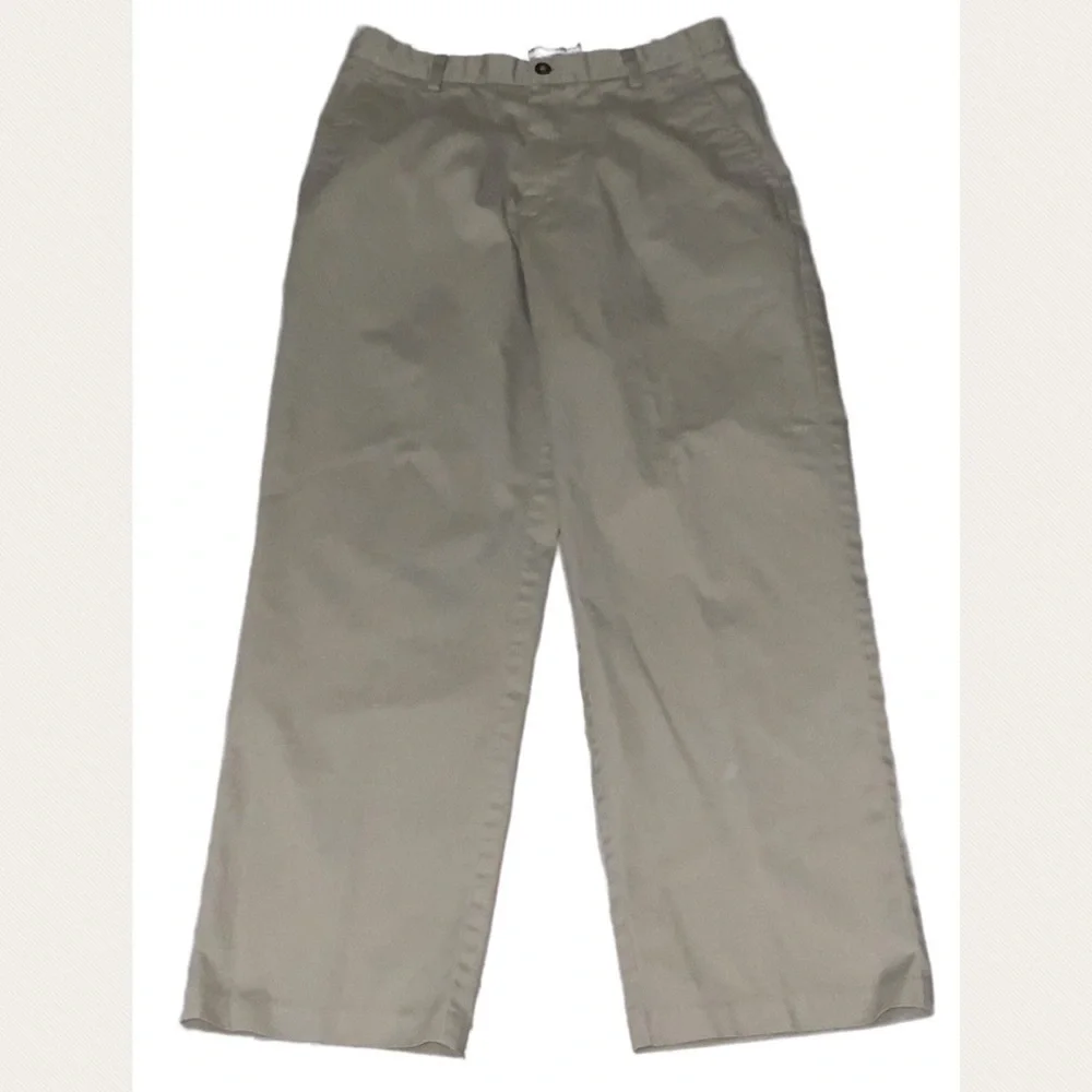 Dockers D3 Khaki Tan Flat Front Casual Work Pants 32X30